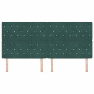 vidaXL Headboard Dark Green 200 cm Velvet