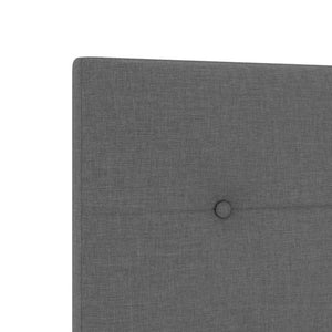 vidaXL Height-Adjustable Headboard Dark Grey 80 cm Fabric