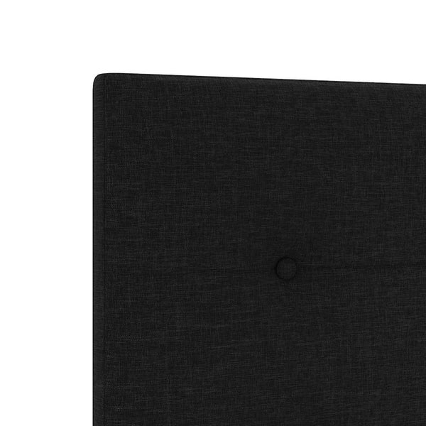 vidaXL Height Adjustable Headboard with Headboard Black 80 cm Fabric