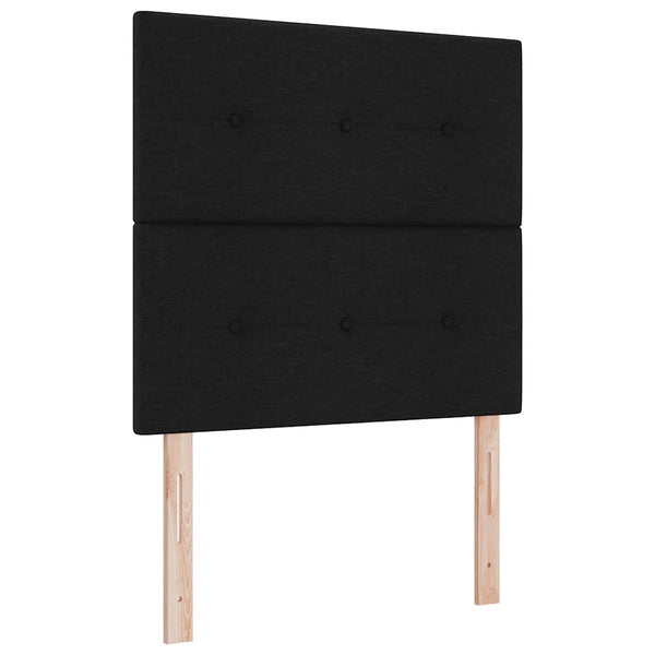 vidaXL Height Adjustable Headboard with Headboard Black 80 cm Fabric