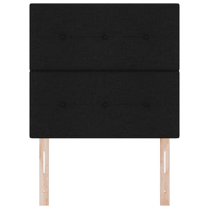 vidaXL Height Adjustable Headboard with Headboard Black 80 cm Fabric