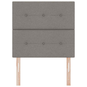 vidaXL Height-Adjustable Headboard with Headboard Taupe 80 cm Fabric