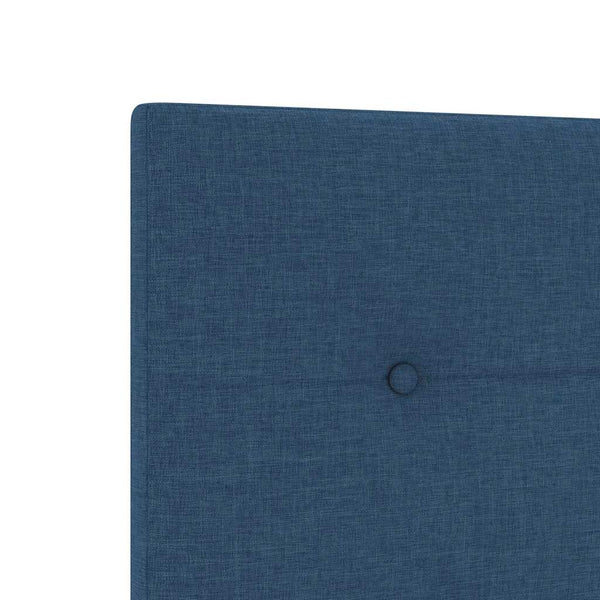 vidaXL Height-Adjustable Headboard with Headboard Blue 80 cm Fabric
