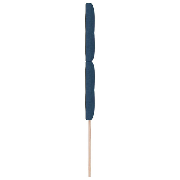 vidaXL Height-Adjustable Headboard with Headboard Blue 80 cm Fabric