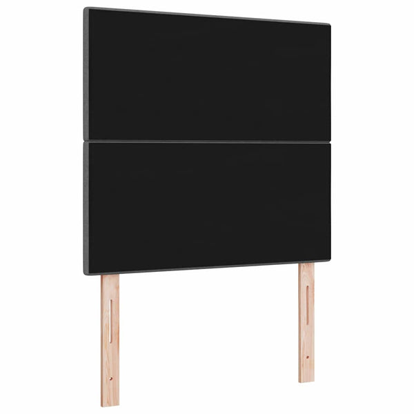 vidaXL Height-Adjustable Headboard with Headboard Dark Grey 90 cm Fabric