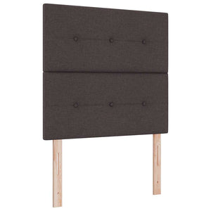vidaXL Height-Adjustable Headboard Dark Brown 90 cm Fabric