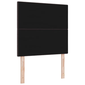 vidaXL Height-Adjustable Headboard Dark Brown 90 cm Fabric