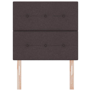 vidaXL Height-Adjustable Headboard Dark Brown 90 cm Fabric