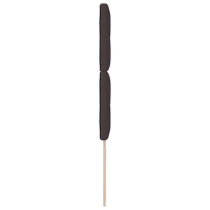 vidaXL Height-Adjustable Headboard Dark Brown 90 cm Fabric