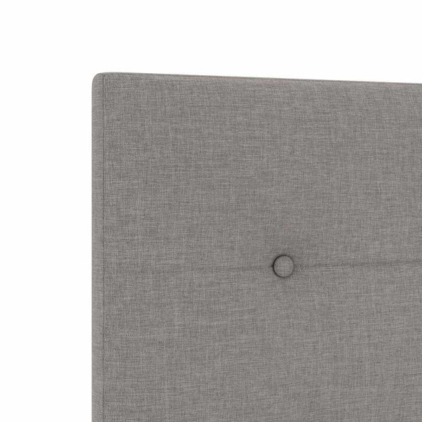 vidaXL Height-Adjustable Headboard with Headboard Taupe 90 cm Fabric