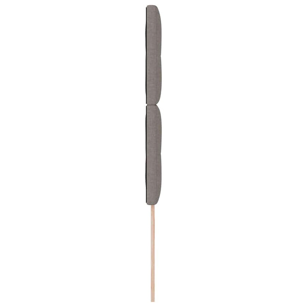 vidaXL Height-Adjustable Headboard with Headboard Taupe 90 cm Fabric