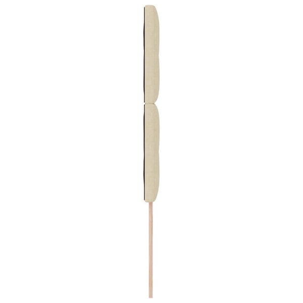 vidaXL Height-Adjustable Headboard Cream 90 cm Fabric