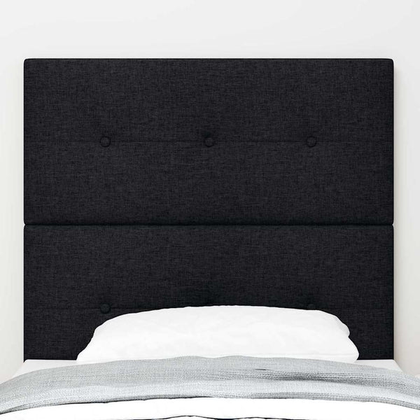 vidaXL Adjustable Headboard with Headboard Black 100 cm Fabric