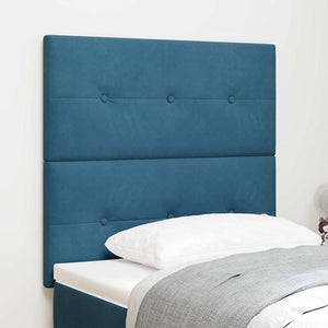 vidaXL Headboard Dark Blue 100 cm Velvet
