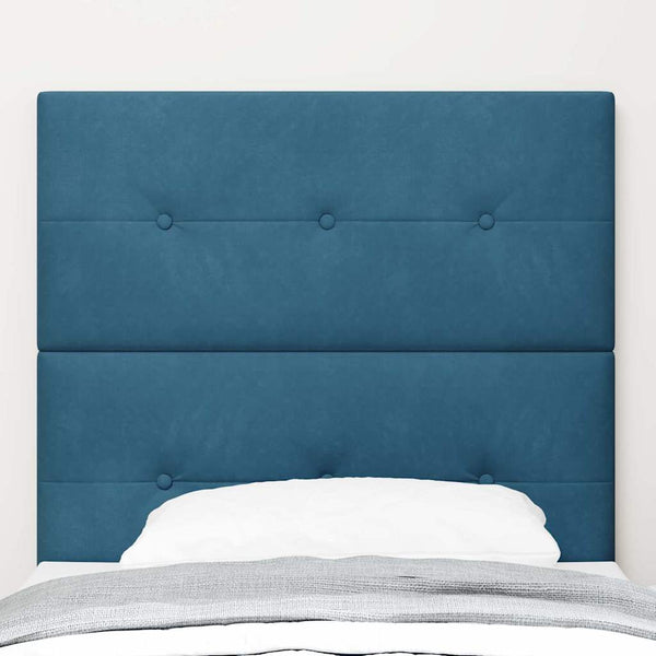 vidaXL Headboard Dark Blue 100 cm Velvet