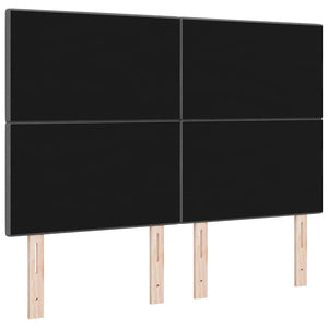 vidaXL Height-Adjustable Headboard Dark Grey 144 cm Fabric