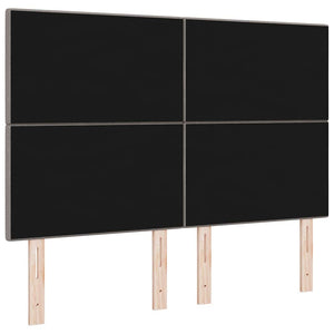 vidaXL Adjustable Headboard with Headboard Taupe 144 cm Fabric