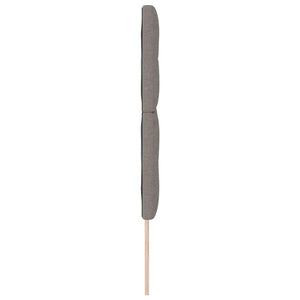 vidaXL Adjustable Headboard with Headboard Taupe 144 cm Fabric