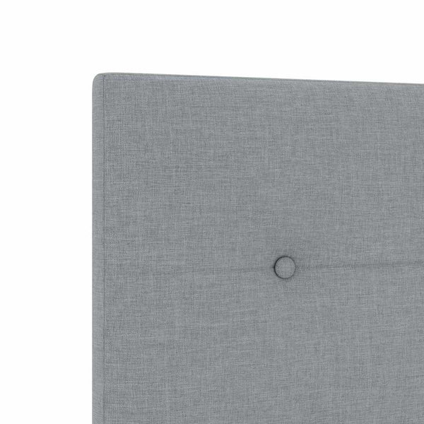 vidaXL Adjustable Headboard with Headboard Light Grey 160 cm Fabric