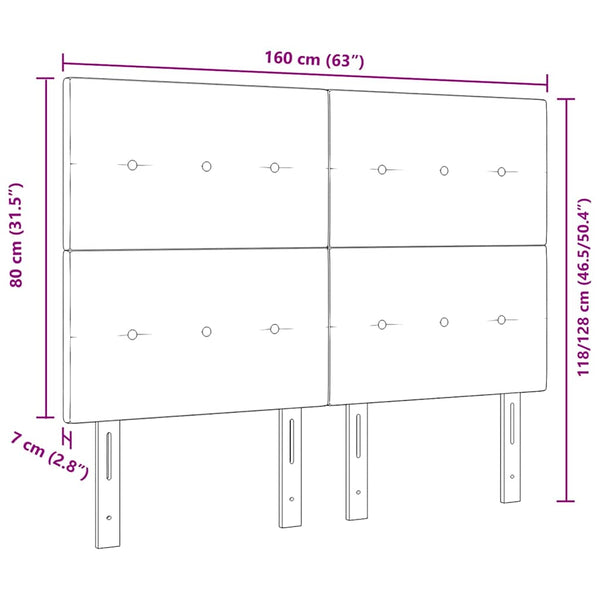 vidaXL Adjustable Headboard with Headboard Light Grey 160 cm Fabric