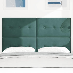 vidaXL Headboard Dark Green 160 cm Velvet