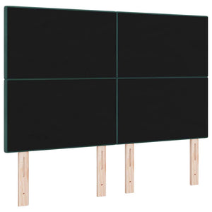 vidaXL Headboard Dark Green 160 cm Velvet
