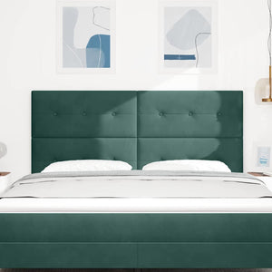 vidaXL Headboard Dark Green 180 cm Velvet