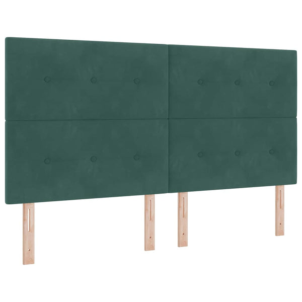 vidaXL Headboard Dark Green 180 cm Velvet