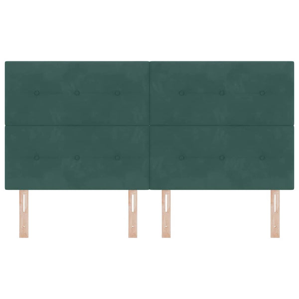 vidaXL Headboard Dark Green 180 cm Velvet
