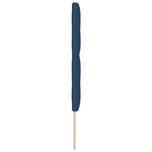 vidaXL Height Adjustable Headboard with Headboard Blue 200 cm Fabric