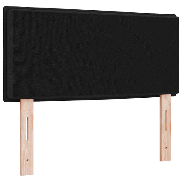 vidaXL LED Headboard with LED Strips Black 80 cm Fabric