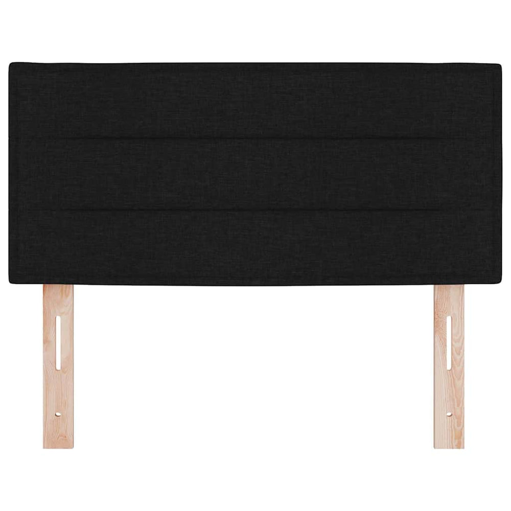vidaXL LED Headboard with LED Strips Black 80 cm Fabric