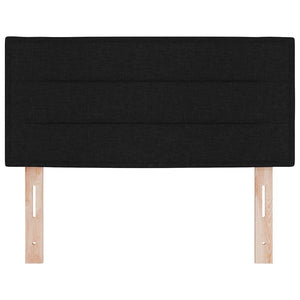 vidaXL LED Headboard with LED Strips Black 80 cm Fabric