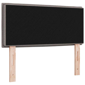 vidaXL LED Headboard with LED Strips Taupe 80 cm Fabric