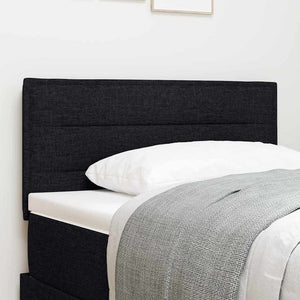 vidaXL LED Headboard with LED Light Strips Black 100 cm Fabric