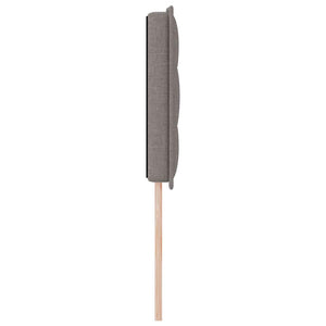 vidaXL LED Headboard with LED Strips Taupe 160 cm Fabric
