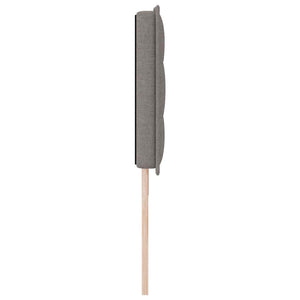 vidaXL LED Headboard with LED Strips Taupe 180 cm Fabric