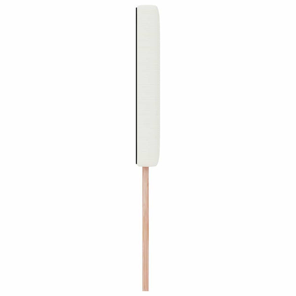 vidaXL LED Headboard with LED Light Strips Cream 100 cm Cord Fabric