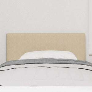 vidaXL LED Headboard with LED Light Strips Grey-Green 100 cm Corduroy