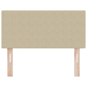 vidaXL LED Headboard with LED Light Strips Grey-Green 100 cm Corduroy