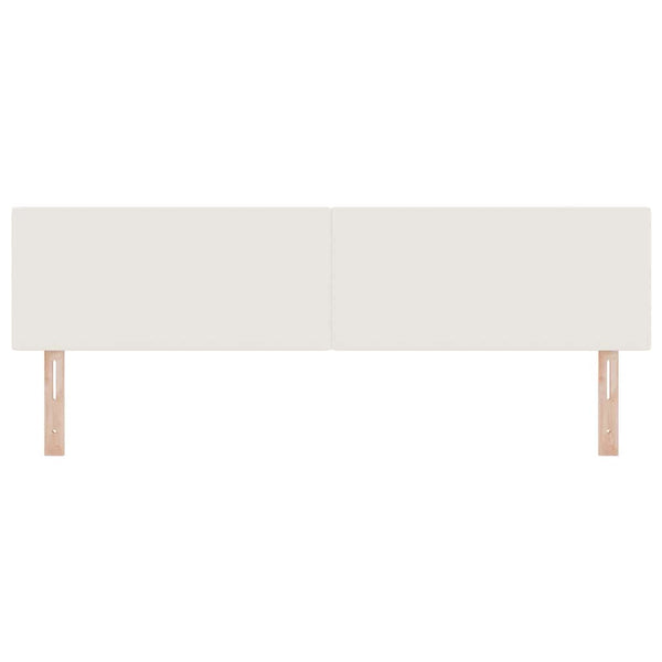 vidaXL LED Headboard with LED Light Strips Cream 180 cm Corduroy Fabric