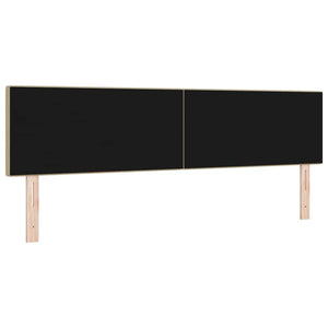 vidaXL LED Headboard with LED Strips Grey-Green 180 cm Corduroy