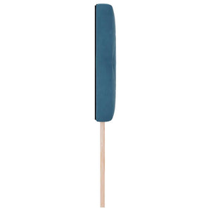 vidaXL LED Headboard with LED Strips Dark Blue 80 cm Velvet