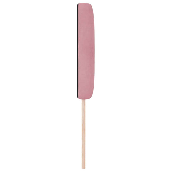 vidaXL LED Headboard with LED Strip Lights with Headboard Pink 80 cm Velvet