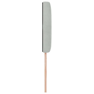 vidaXL LED Headboard with LED Strip Lights Light Gray 90 cm Velvet