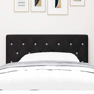 vidaXL LED Headboard with LED Light Strips Black 100 cm Velvet