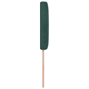 vidaXL LED Headboard with LED Strips Dark Green 100 cm Velvet