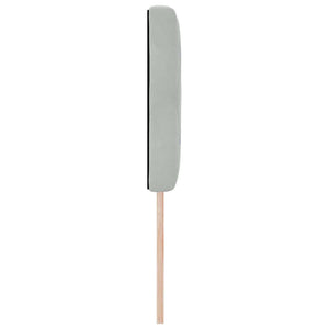 vidaXL LED Headboard with LED Strips Light Gray 144 cm Velvet