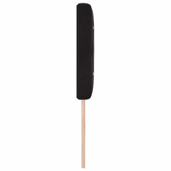 vidaXL LED Headboard with LED Strips Black 160 cm Velvet