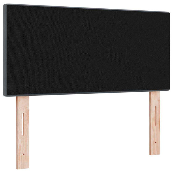vidaXL LED Headboard with LED Light Strips Grey 80 cm Velvet